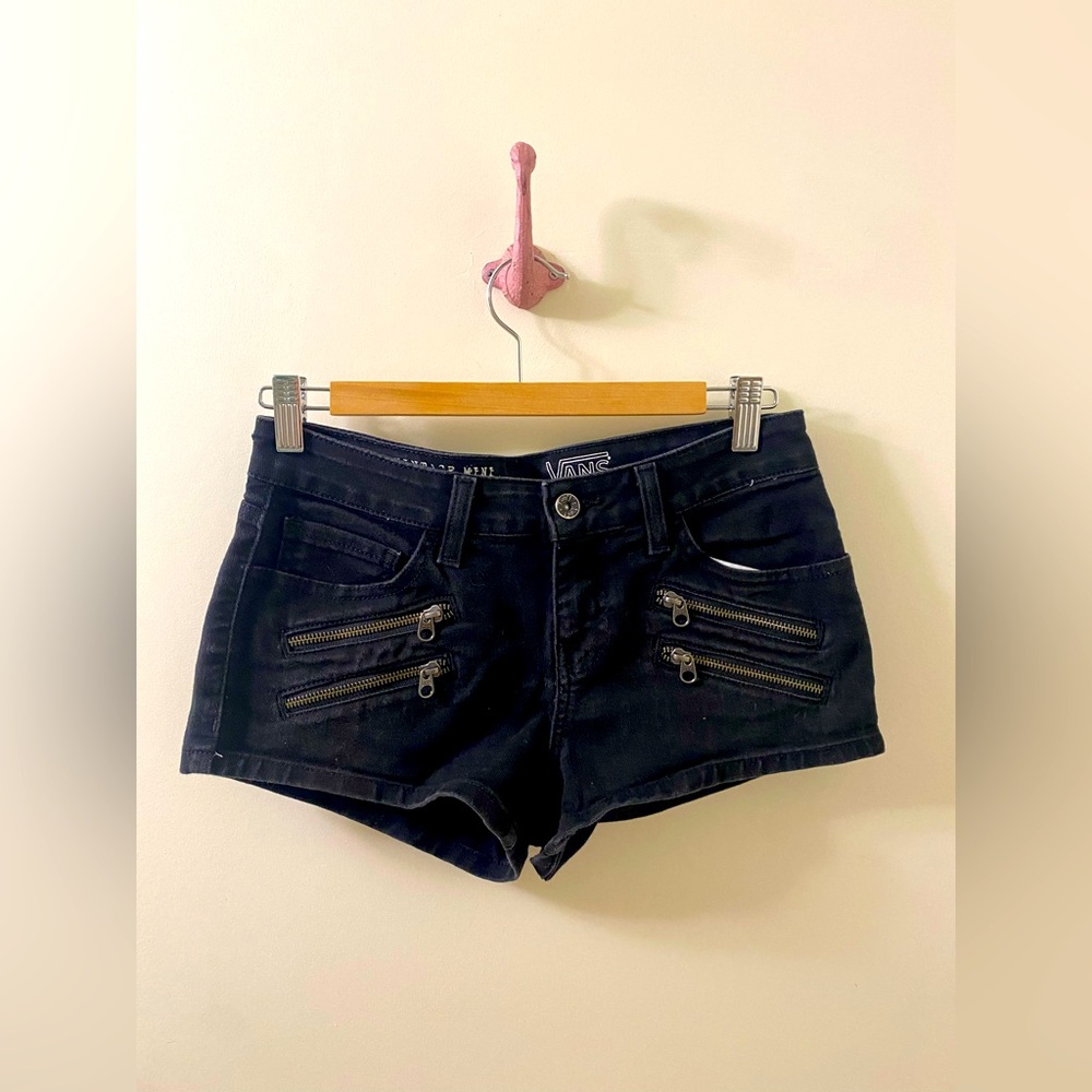 Vans Black Denim Shorts